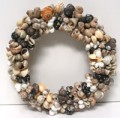 Natural Shell Wreath - 10"