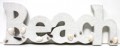 White Sand Beach Letters