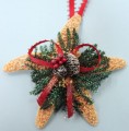Sugar Starfish Pinecone Ornament