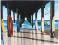 Under the Pier Metal Sign