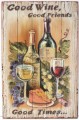 Good Wine Printed Sign
