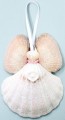 Peach Wing Angel Ornament