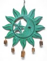Patina Sun, Moon & Star Wind Chime