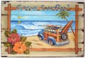 Gone Surfin' Printed Sign