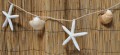 Yellow  Cup & White Star Garland