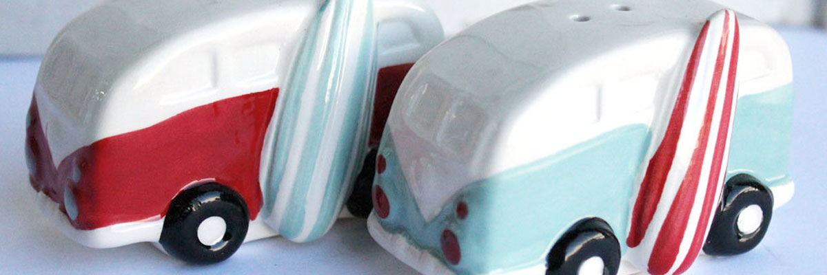 Surf Van Salt & Pepper Shakers